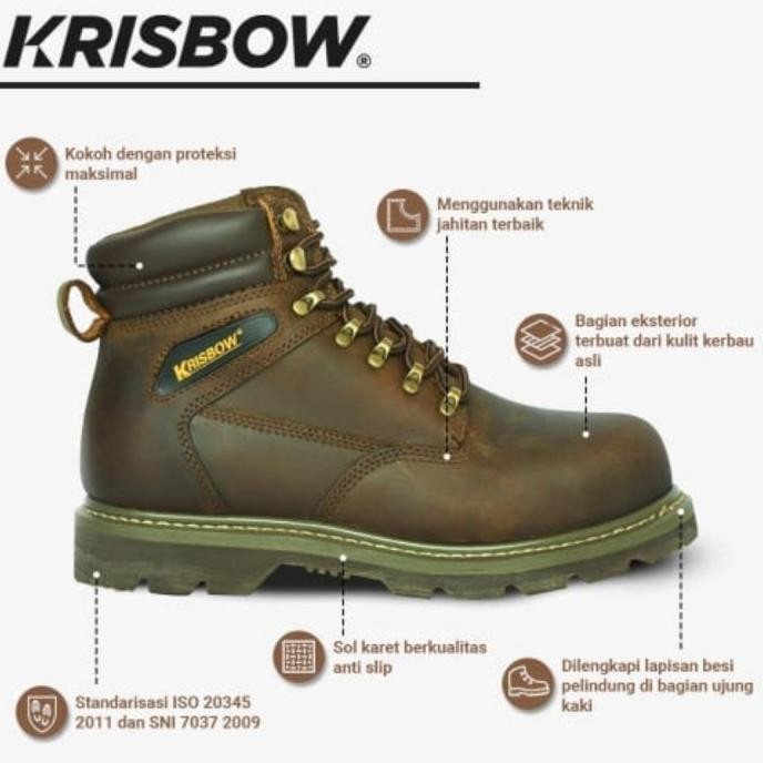 Krisbow Vulcan Sepatu Pengaman safety shoes