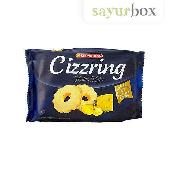 

Khong Guan Cizzring Kukis Keju 135 gram Sayurbox