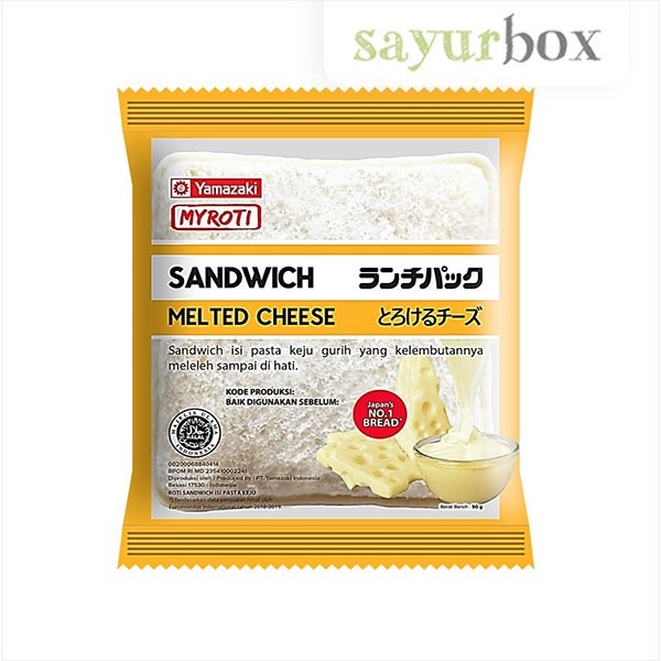

MyRoti Roti Sandwich Melted Cheese 50 gram Sayurbox