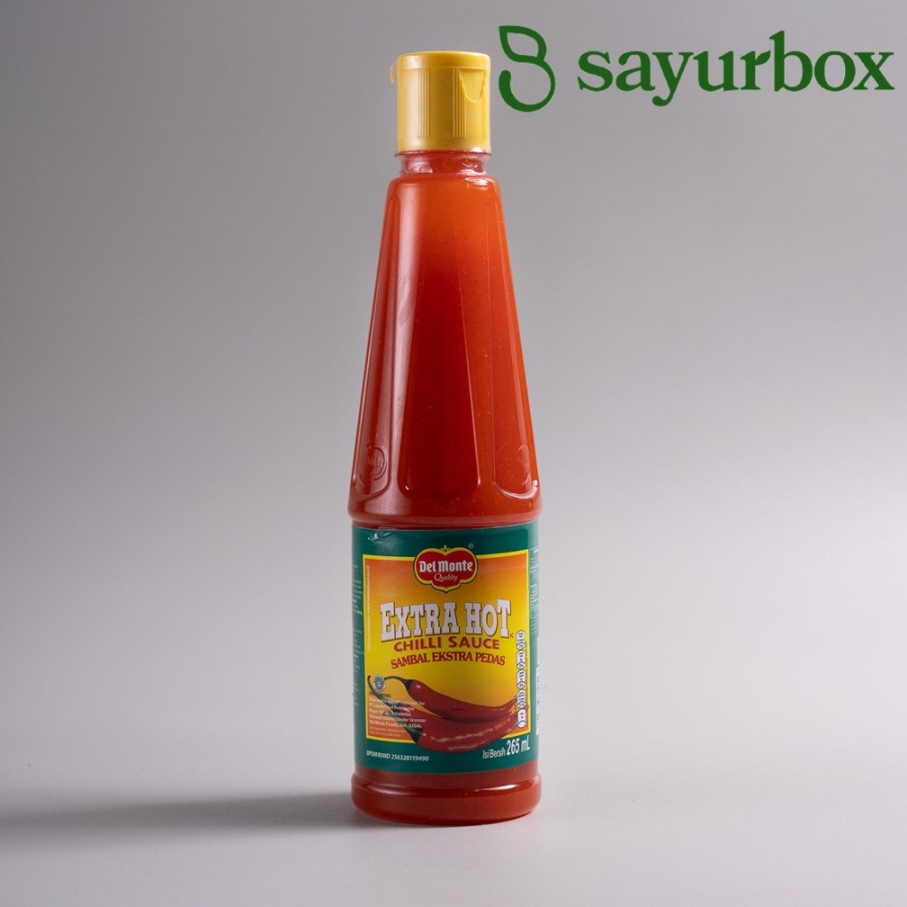 

Del Monte Saus Sambal Ekstra Pedas Botol 265 ml Sayurbox