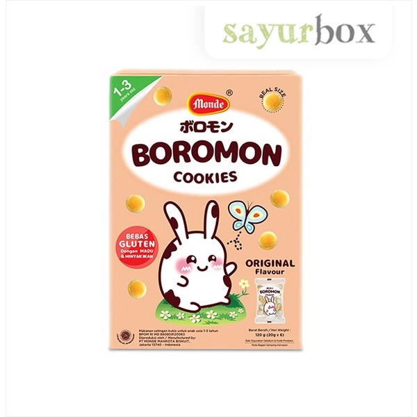 

Monde Boromon Cookies Original 120 gram Sayurbox