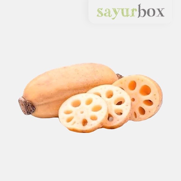 

Lotus Root Impor Impor 1 pcs Sayurbox