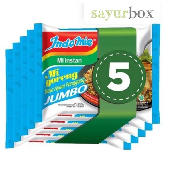 

Bundling Indomie Goreng Ayam Panggang Jumbo 5 pcs Sayurbox