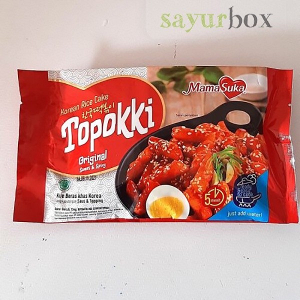 

Mamasuka Topokki Original 134 gram Sayurbox
