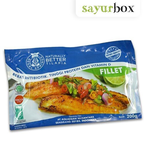 

Regal Spring Tilapia Fillet Branded VP 200 gram Sayurbox