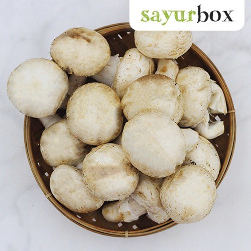 

Jamur Champignon Konvensional 200 gram Sayurbox