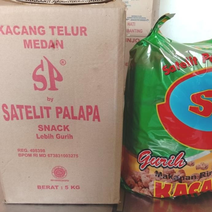 

MURAH KACANG TELOR MEDAN PEDAS GURIH SATELIT PALAPA 5KG ORIGINAL DAN TERPERCAYA