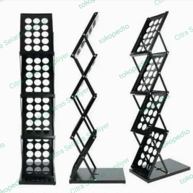 

Baru | Rak Brosur Besi Hitam Lipat 4 Lipat 7