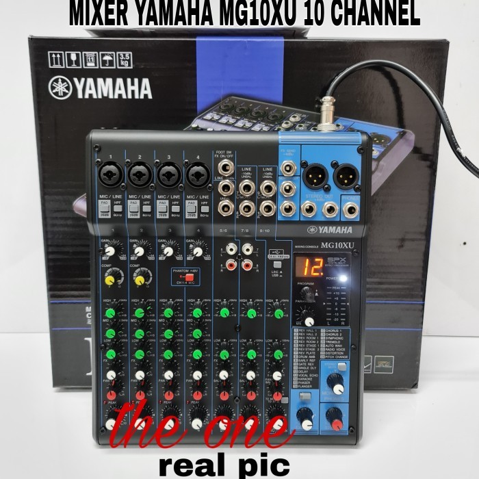 Audio mixer Yamaha MG 10 XU/MG 10XU/MG10XU/MG10 XU.(10 Channel)