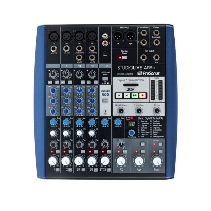 PreSonus StudioLive AR8c Mixer and Audio Interface