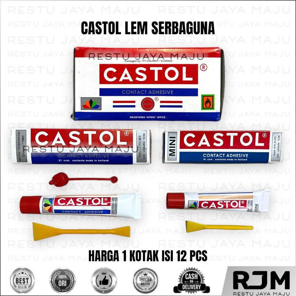 

[12 Pcs] Castol Lem Serbaa Mini Besar Tanung Sepatu Sandal Ori Shp14