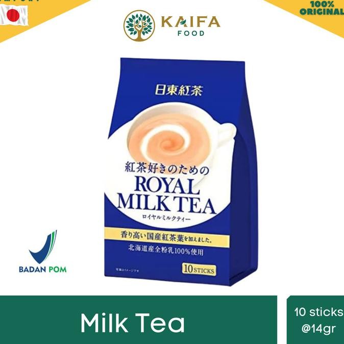 

NEW PRODUK NITTOH ROYAL MILK TEA 100% HOKKAIDO MILK - 10 STICKS !!!!!