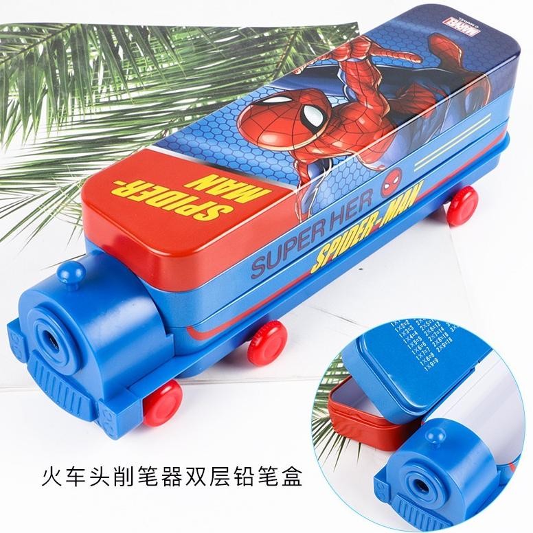 

fx-4 Tempat Pensil Kaleng Case Pencil Kereta Karakter TOYSFORHOME Original