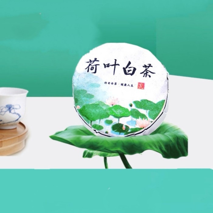 

Ready Chinese White Tea Lotus He Ye Bai Cha (Teh Putih) Tablet