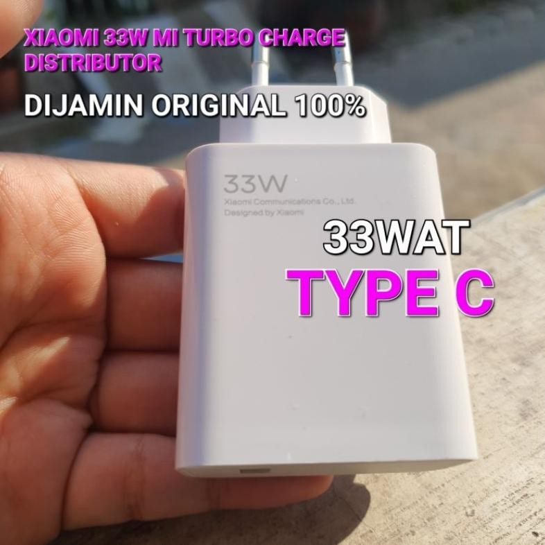 Cuci Gudang Charger Xiaomi 3A 33Wat Original Hp Mi Turbo Charge Poco 9Pro F2Pro F3 X3Pro X3Nfc X5Pro