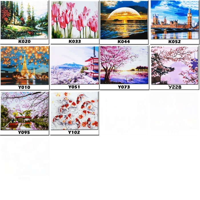 

Sale Meth 50X40Cm Paint By Number Painting By Numbers Diy Lukisan Acrily Ca