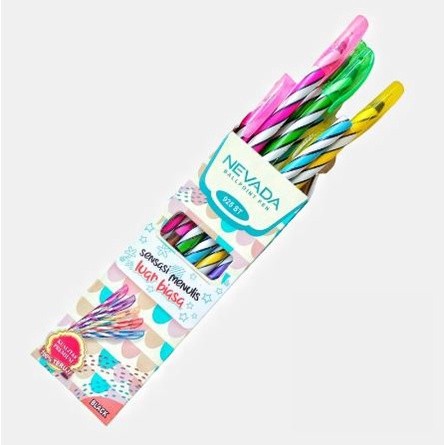 

PENAWARAN SPESIAL (12PC) PULPEN LILIN PENA MURAH / PEN SPIN NEVADA / BOLPEN SPIRAL BE5