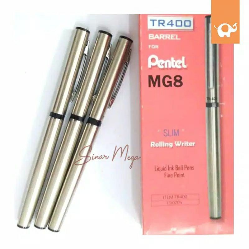 

SALE PENTEL MG8 SLIM ROLLING WRITER TR400 BARREL TANPA ISI U1
