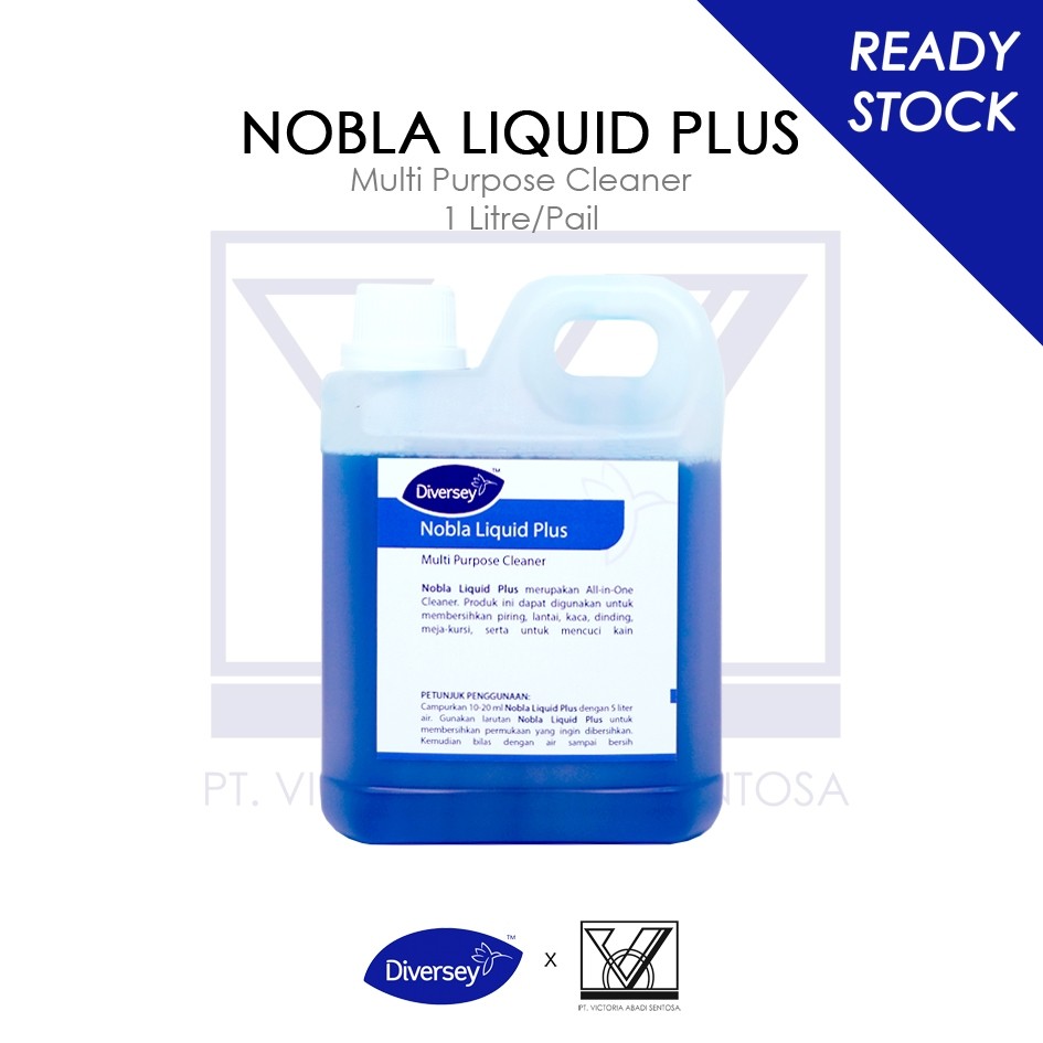 [Sample Pack - 1 L] Diversey Nobla Liquid Plus - Multi-Purpose Cleaner (Cairan Pembersih Multifungsi