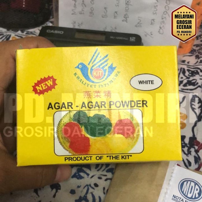 

TEPUNG AGAR AGAR THE KIT ISI 12 @ 7 GR PUTIH
