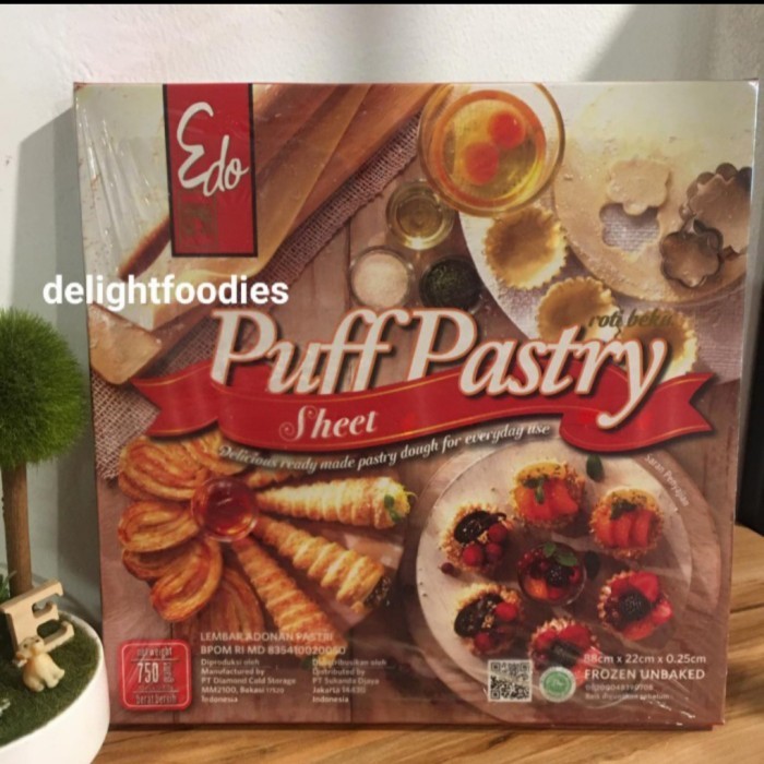 

puff pastry edo sheet / kulit pastry edo