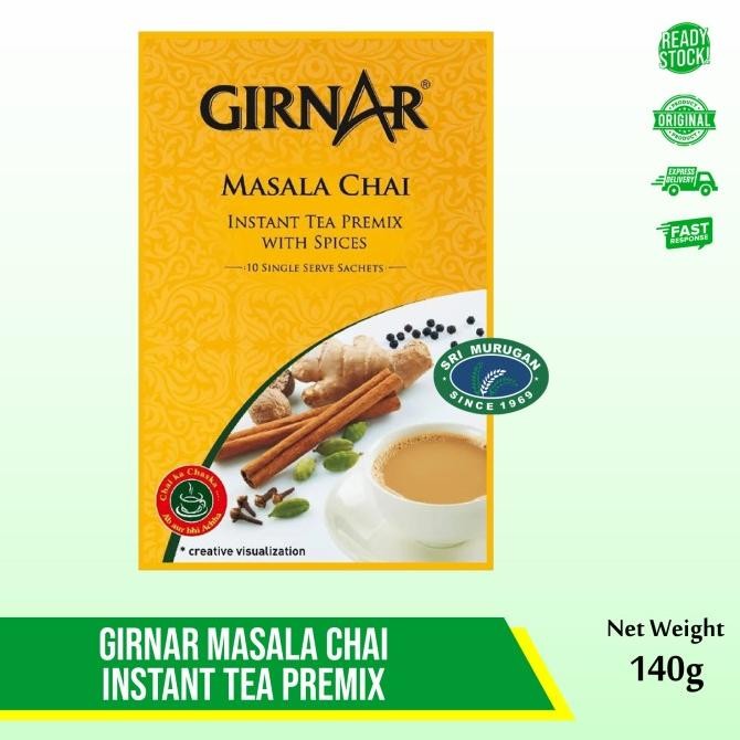 

NEW PRODUK GIRNAR MASALA CHAI INSTANT TEA PREMIX WITH SPICES 140 GM !!!!!