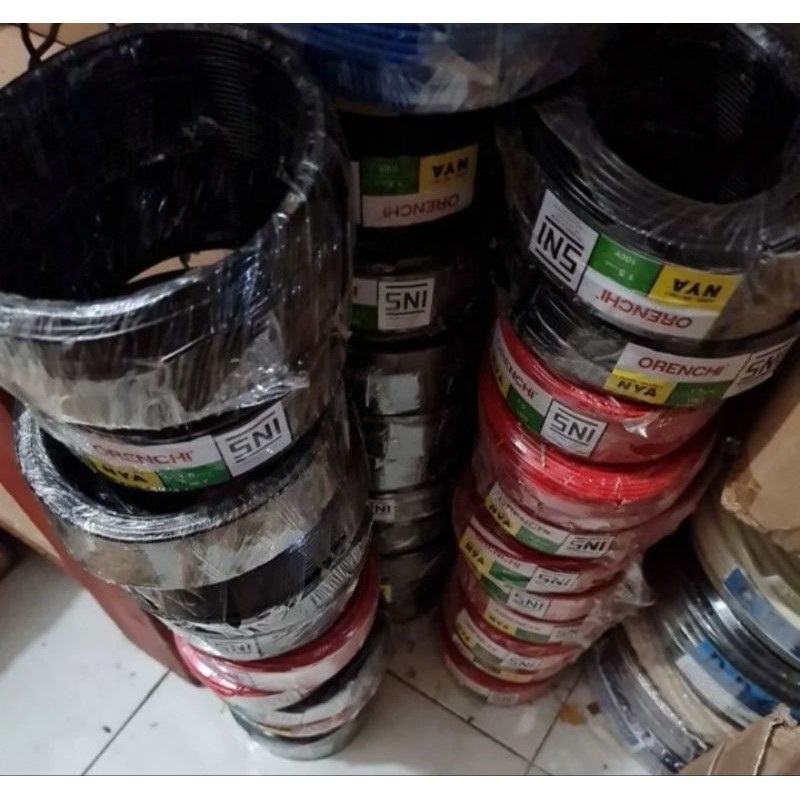 Kabel Listrik Orenchi NYA 1 x 2,5 50 Meter /Kabel Orenchi Tunggal NYA 1x 2,5 50 Meter