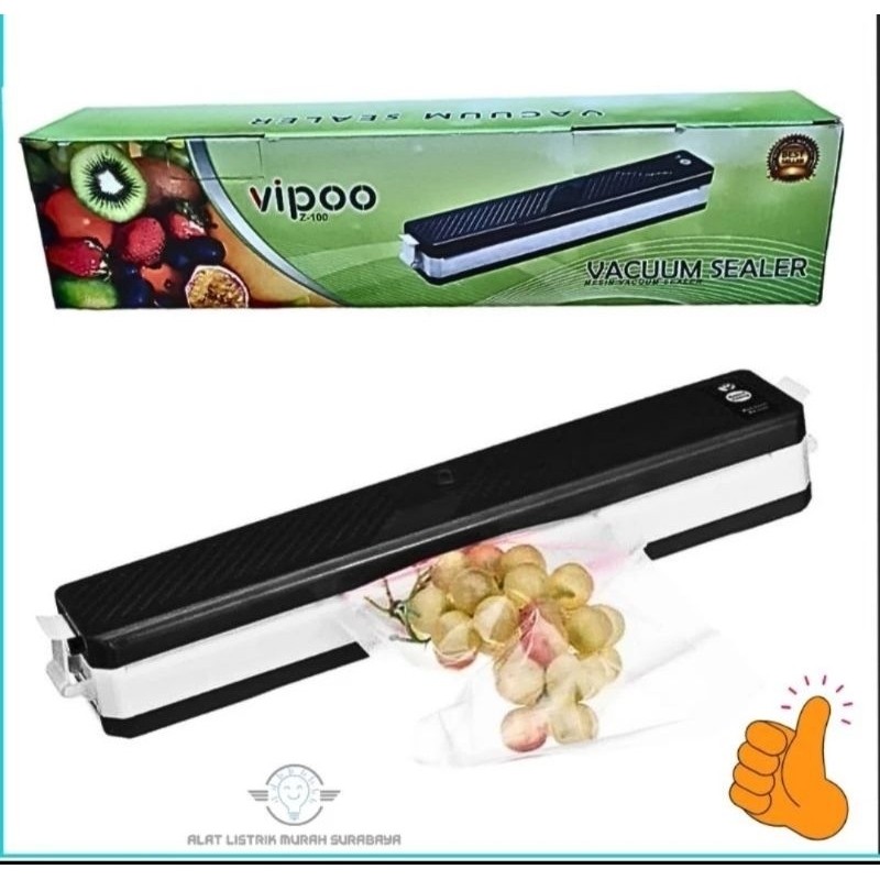 vacuum sealer makanan/mesin press plastik vacum vipoo termurah