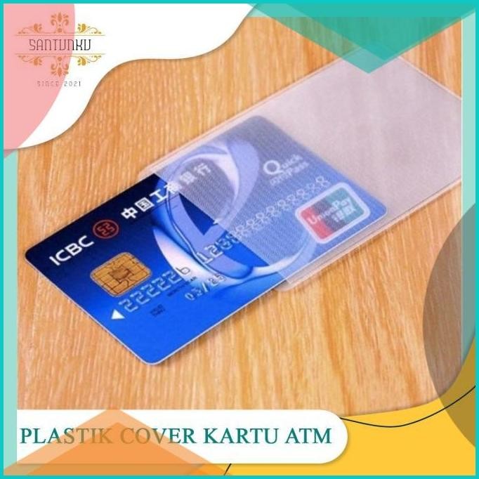 

PLASTIK COVER PELINDUNG KARTU ATM SIM KTP KARTU NAMA [SANTUNKU] 140BZ
