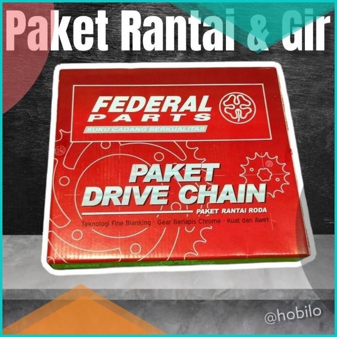 FEDERAL RANTAI GIR GEAR SET HONDA BLADE 125 FI SUPRA 125 PGMFI 2014 1