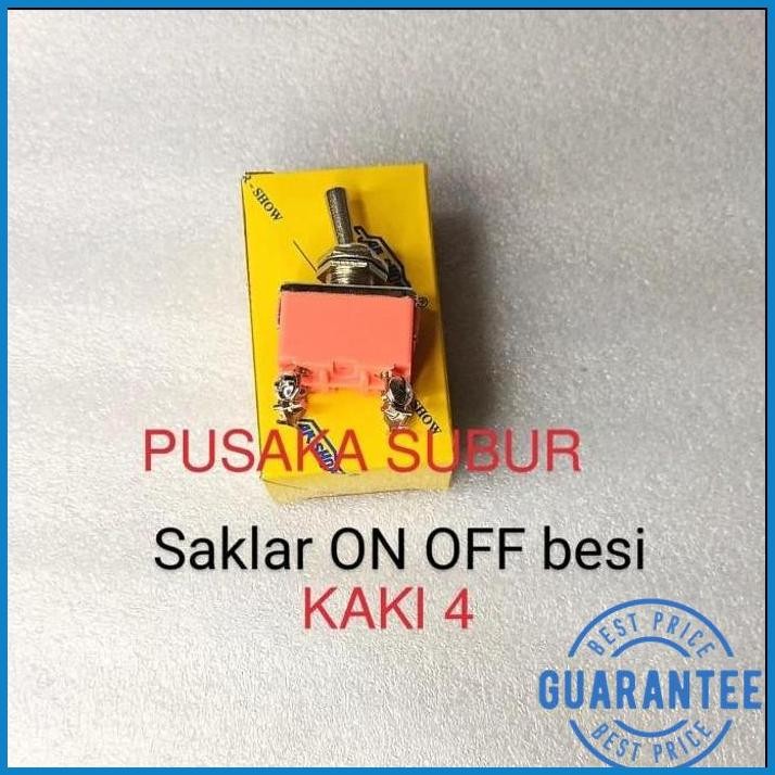 | TIS | TOGGLE SWITCH 4 KAKI 15A ON-OFF 250VAC