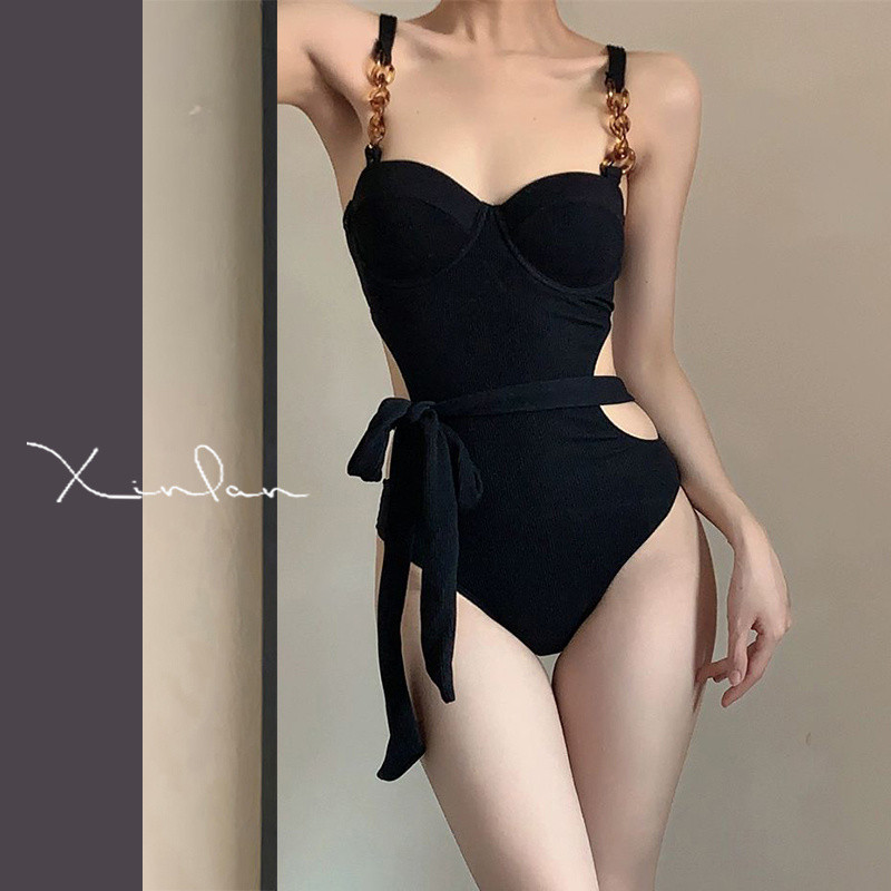 Mode Baju Renang One-piece Wanita Desain Khusus Rempah-rempah Rempah-rempah Spa Seksi