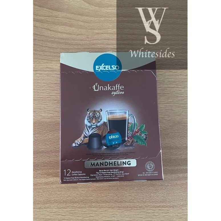 

Excelso Mandheling - Capsule Kapsul Box Unakaffe Coffee Kopi Instant