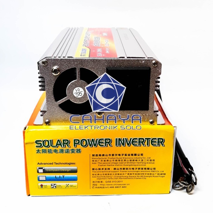 Inverter Suoer 3000W 12V Power Accu Aki Volt Watt Tgo