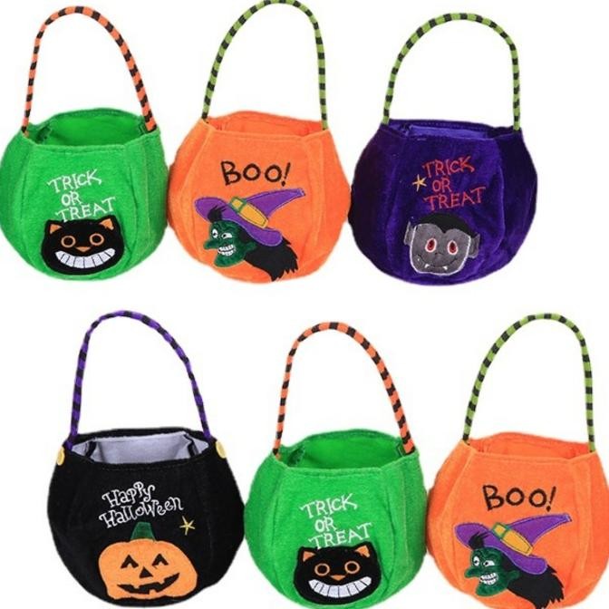 

Tas Permen Trick Or Treat Halloween Candy Bag Goodie Bag Kecil Grosir