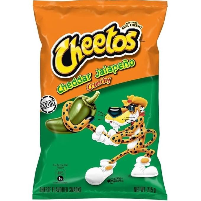 

[BIG SIZE] Cheetos Crunchy Jalapeno 8 OZ - Cheese Snack Original USA