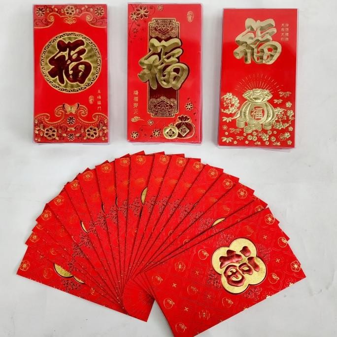 

Angpao Imlek Box Isi Banyak Angpau Merah Fu Ampau Kawin Merah Shuangxi