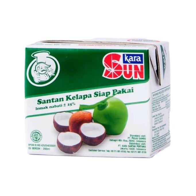 

santan kara 200ml kotak