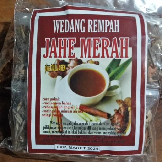 

Wedang Rempah Jahe Merah Minuman Jamu Herbal Tradisional Pegal Linu