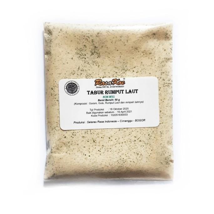 

[PER PCS] RASAKOE Bumbu Tabur Rumput Laut Non MSG 50gr