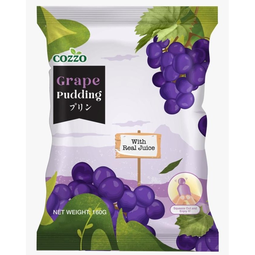 

Cozzo Pudding 160gr Cozzo Pudding Grape lychee Mango Peach Puding Agar Buah Aneka Rasa Assorted