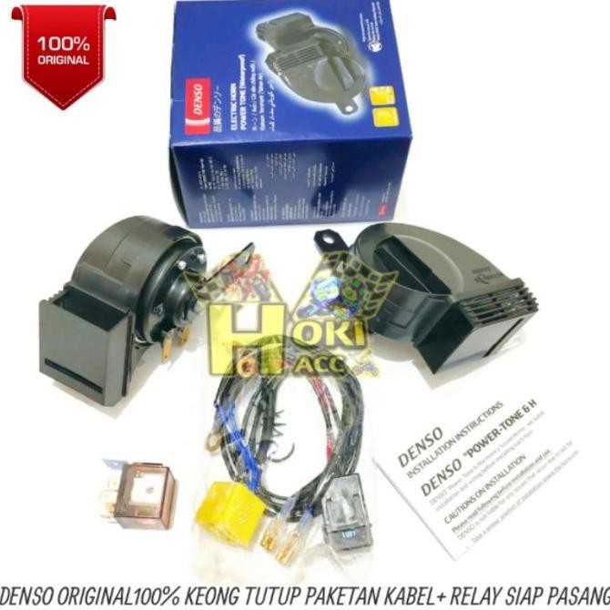 Kelakson Klakson Tlakson Denso Keong Motor Waterproof, Kondensor