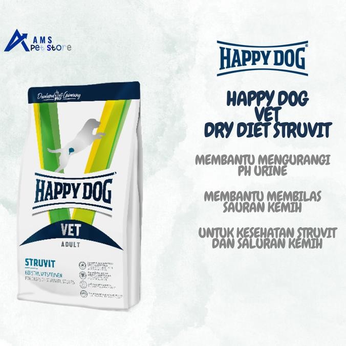 Happy Dog Vet Dry Diet Struvit 4 Kg Ready Instant