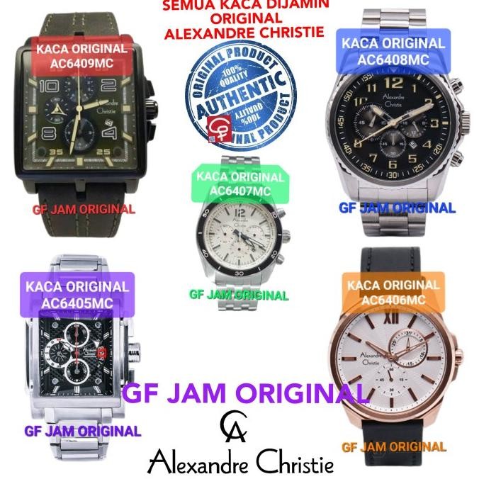 KACA JAM TANGAN ALEXANDRE CHRISTIE AC6405 AC6406 AC6407 AC6408 AC6409