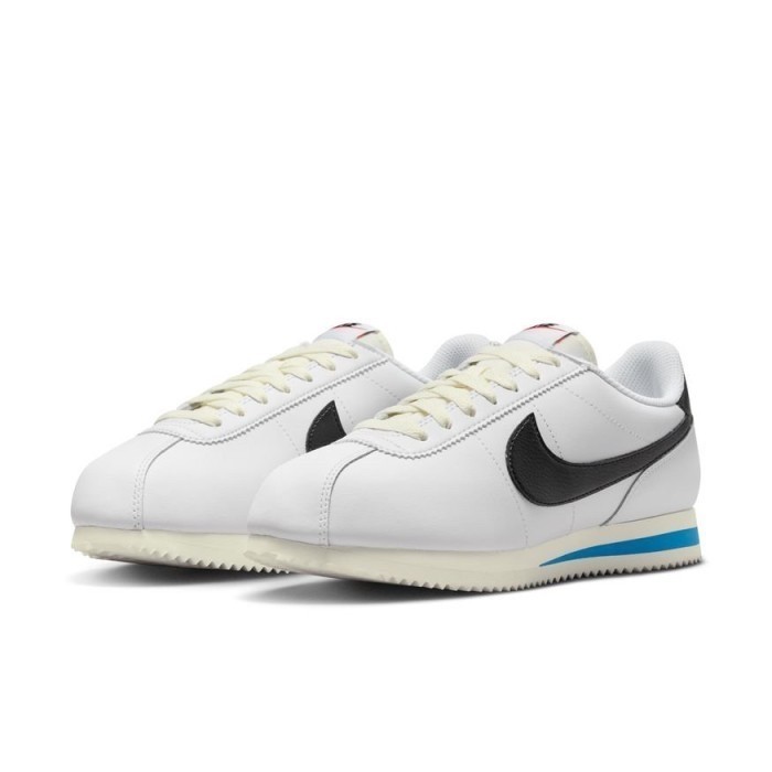 Baru Nike Cortez Leather White/Light Photo Blue/Sail Original 100% Kekinian
