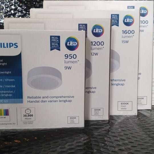 Philips Dn027C Lampu Led Downlight Outbow Tempel Plafon Baut Dak