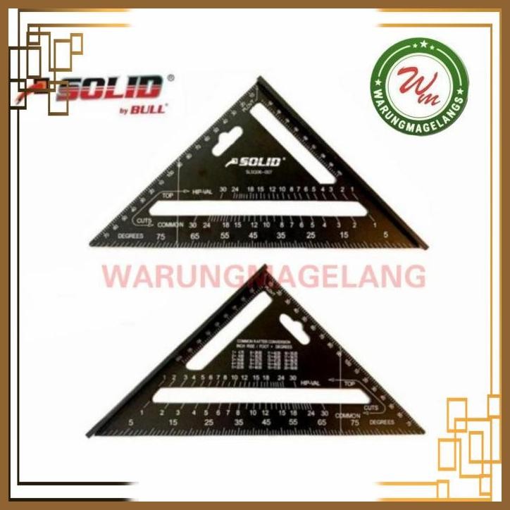 

[WMG] Penggaris Segitiga siku 7 inch bahan almunium Solid