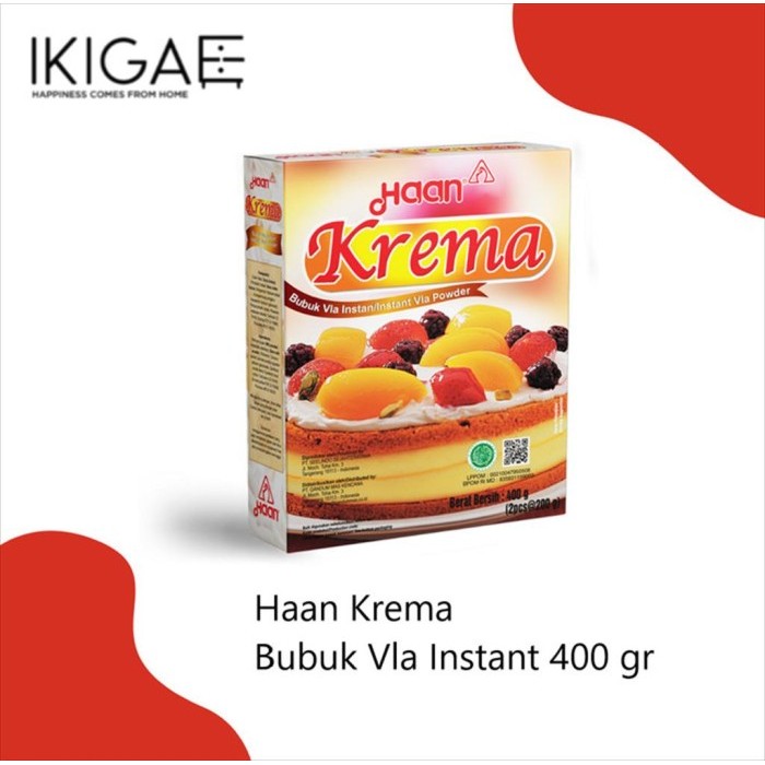 

HAAN KREMA BUBUK VLA INSTANT POWDER 400 GR