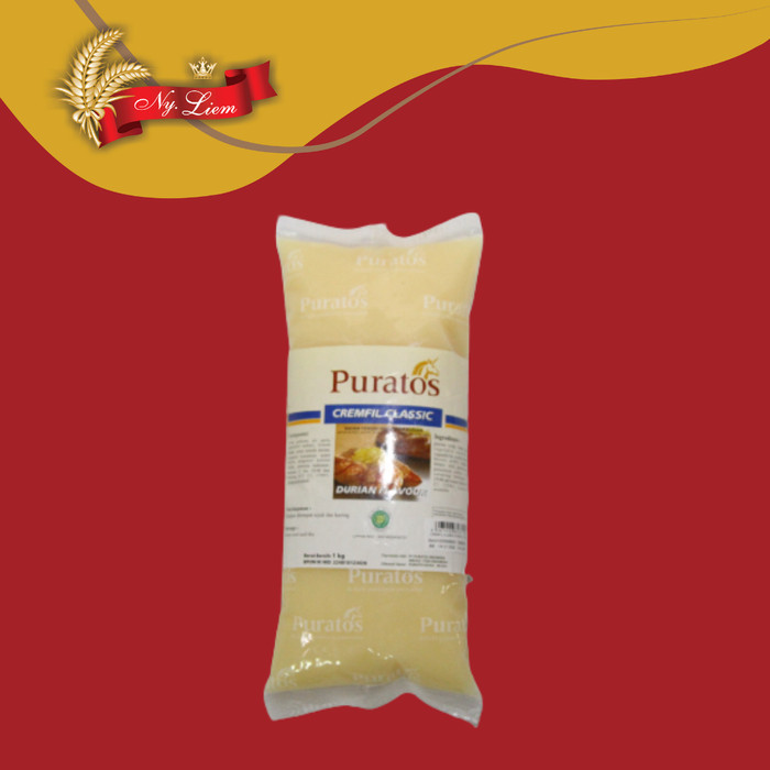 

PURATOS Creamfill Classic Durian / Isian Kue Rasa Durian 1 kg