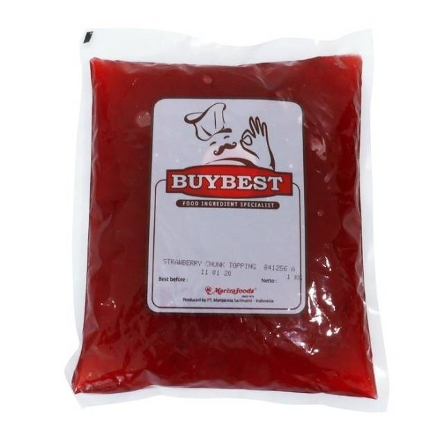 

Mariza Buybest Strawberry Chunk Topping 1 Kg